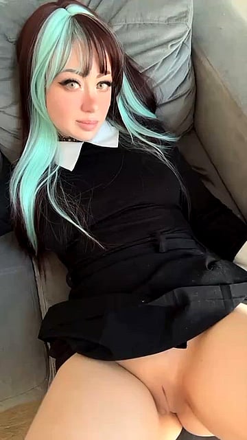 Ivy Wylder's Wild Uni Rebellion: Goth Goddess Unleashes Her Tight Pussy'