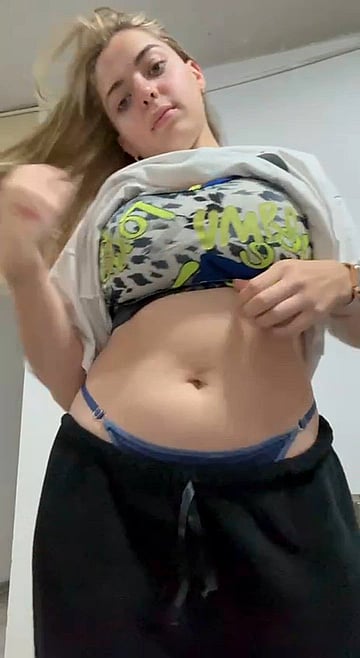 Helena's College Tease: Nipples Begging for Attention'