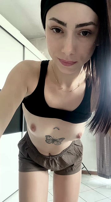 I'm Home Alone & Horny After Class - Watch Me Finger My Wet Pussy Until I Cum'