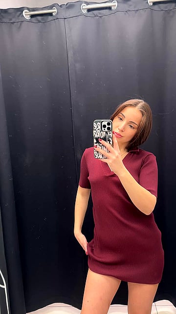 WATCH ME STRIP AFTER CLASS: Petite College Babe Gets Naked in Changing Room & Shows Off Her Perfect Natural Tits'