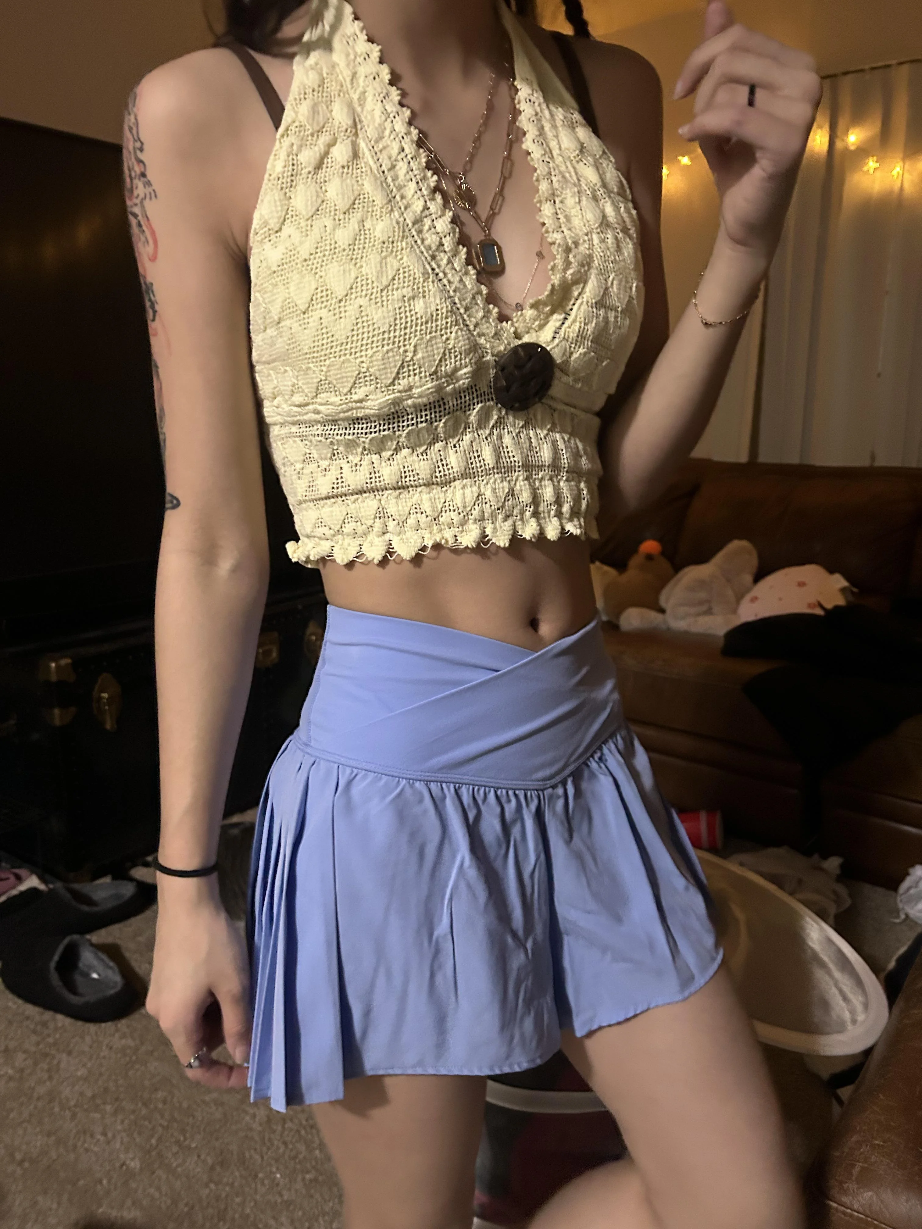 Fuck me in these tiny clothes I wore for my first class - rookie slut already dripping wet picture 1 of 1