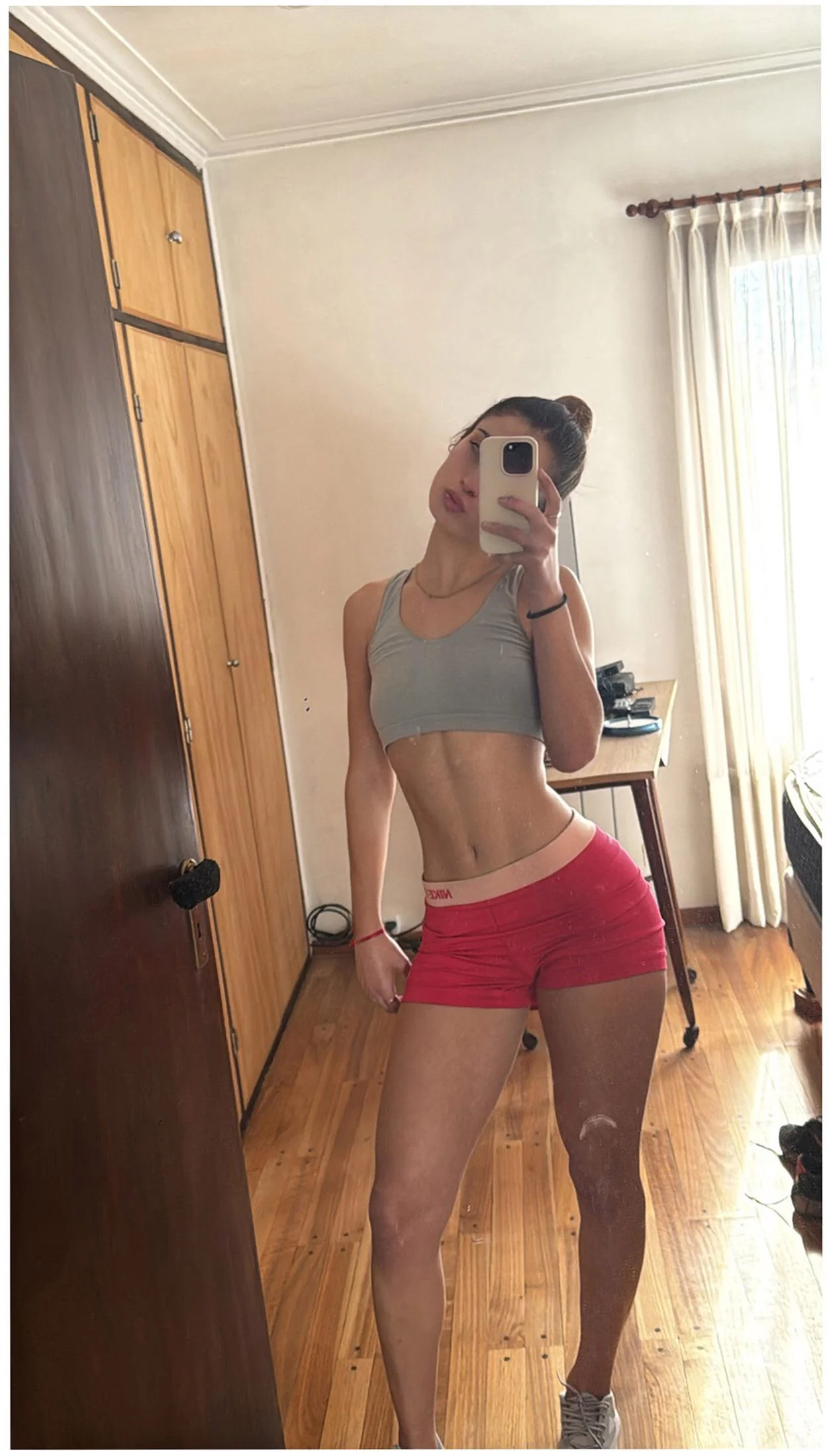 My Heart Thumpin' So Loud You Can See It: Shy 18F College Slut's Nervous Nudes picture 1 of 1