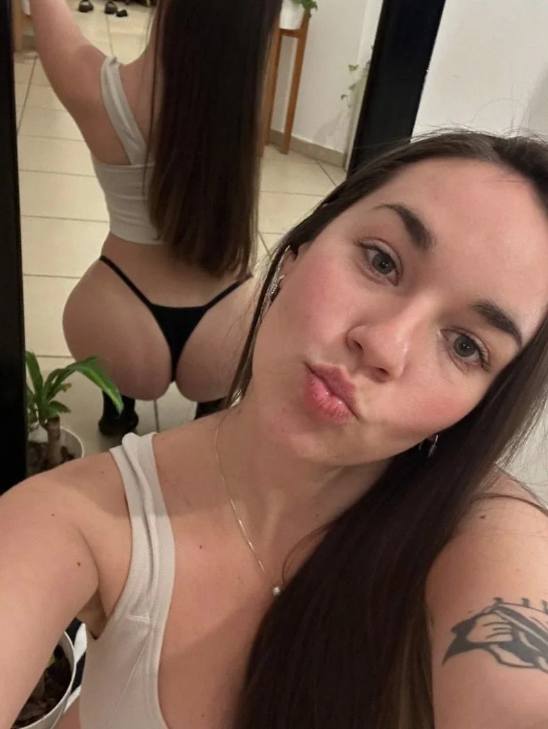 Fuck yeah! My morning pic just for you, showing off my slutty college ass and tight little pussy picture 1 of 1