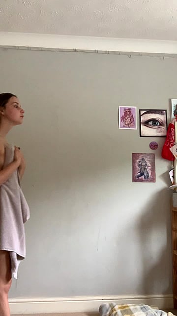 Private Zoom Show: Paola's Nude University Intimate Session Shared'