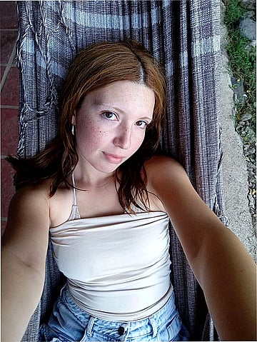 18F ginger's spontaneous college slut selfie - horny AF bare ass exposed'
