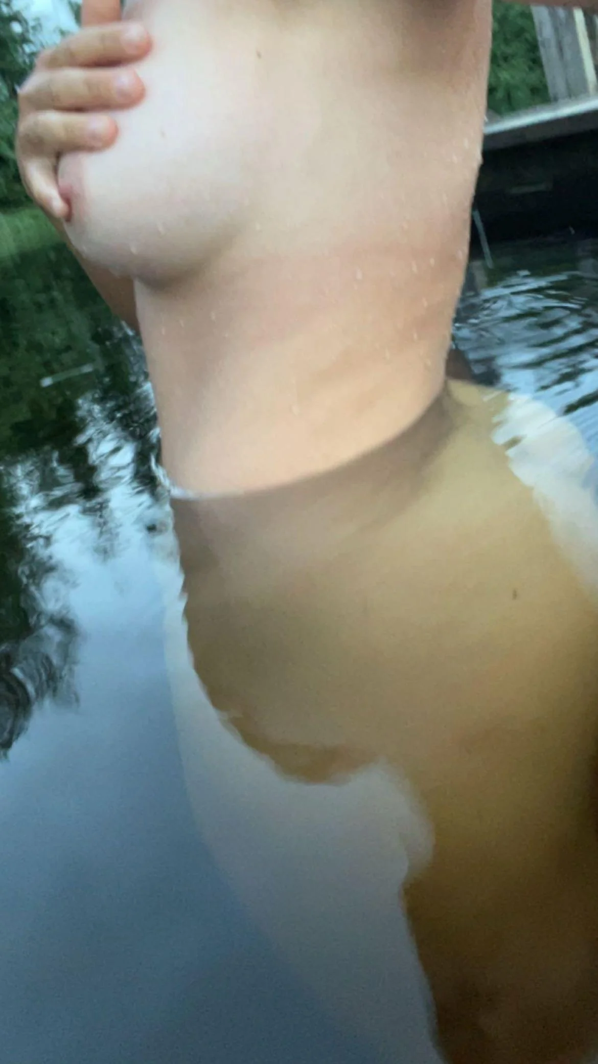 My First Night Swim at Uni - Ellen's Wet, Slippery Mount picture 1 of 1