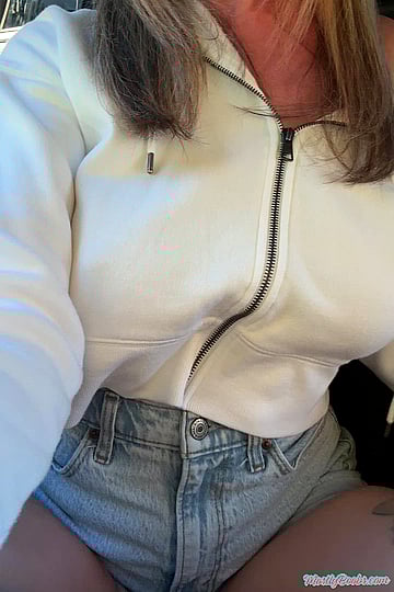 Busting these tits out to bring you the best possible view