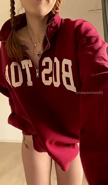 Hot Italian College Girl Maya Gets Naughty in Her Dorm Room'