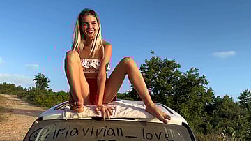 Naughty College Babe Ngstonia Flaunts Her Perfect Small Tits in Public'