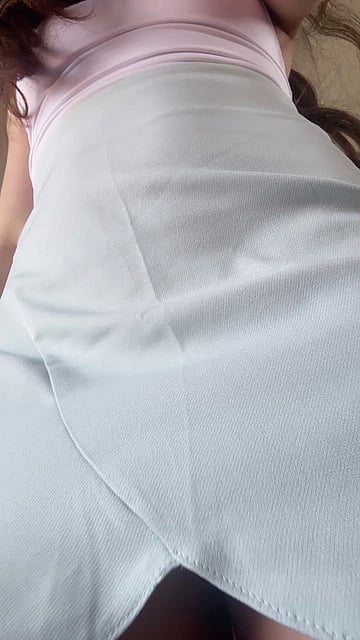 Skipped the panties again… oops - Naughty Uni Girl Gets Wet & Wild'