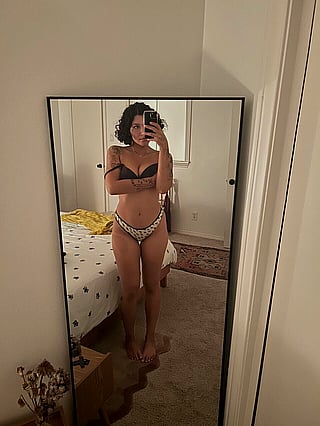 Naughty Brunette Latina Teases with Her Cute Homemade Pics on CollegeFlirts'