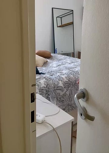 Filthy Roommate Spy Cam: Latina Brunette Teases & TittyDrops in Secret'