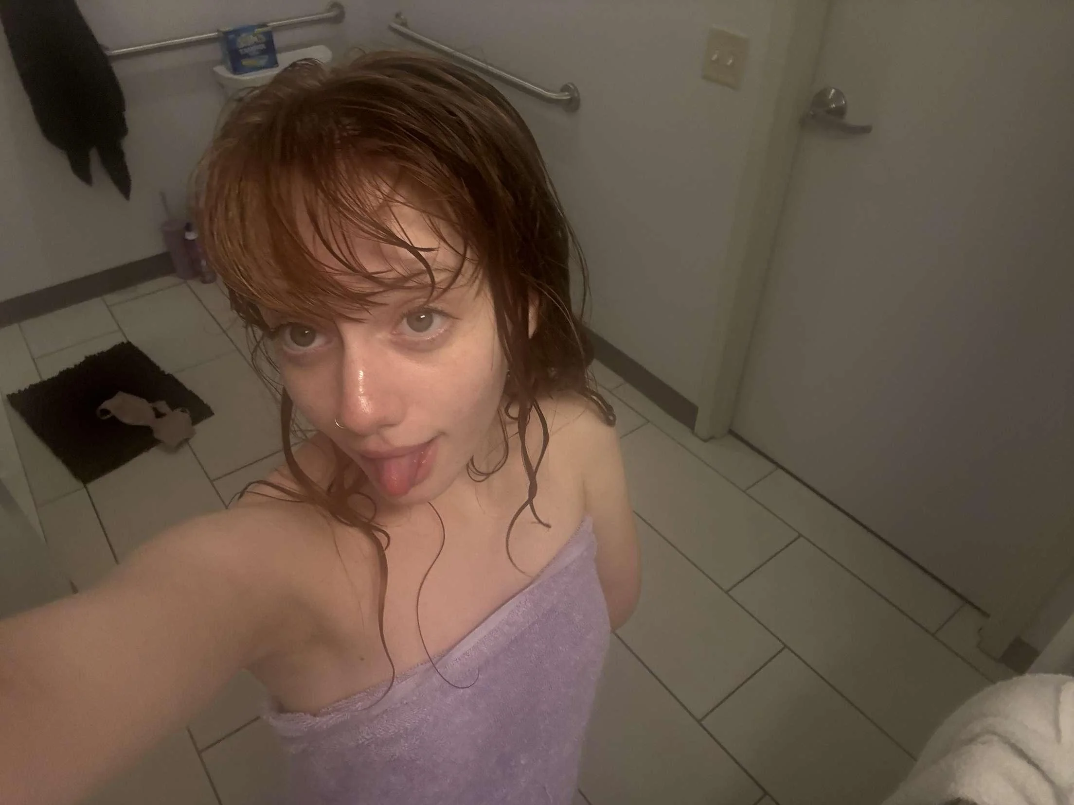 Uni Bathroom Quickie: This Slut Can't Wait to Get Fucked All Day Long picture 1 of 1