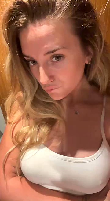 Horny Blonde College Slut Wants You to Jerk Off with Her - Say Yes and Cum Hard!'