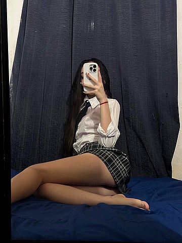 Hot College Babe's Sunday Fuck Session in Her Dirty Uniform After Classes'