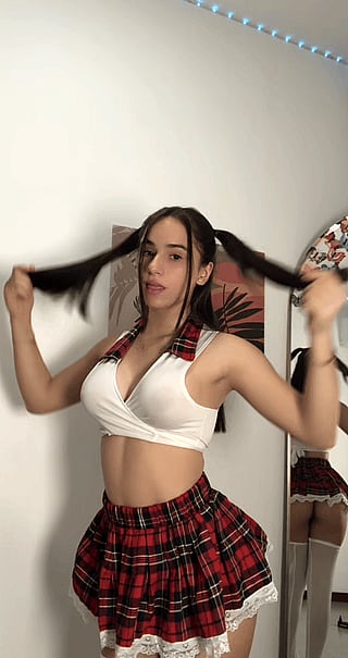 Naughty Student Slut Rocks Professor's Gift in Hot Solo Show'