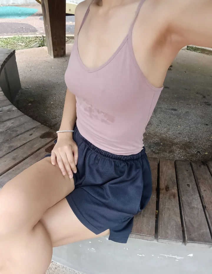Fuck, I'm So Horny After Class – Wanna Join Me for a Dirty Run? picture 1 of 1