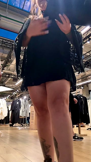 Bored College Sluts Go Panty-Free Shopping Spree - Lexi & Betty Get Filthy in Public'