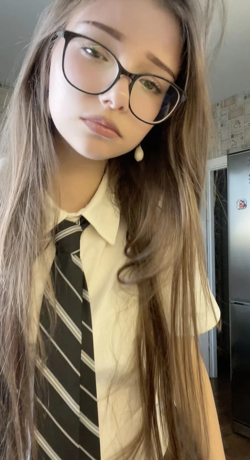 Should I Close My Legs or Let You See How Soaked I Really Am? | Beth's Wet College Fuck Gallery picture 1 of 5