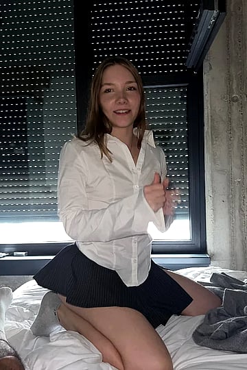 Dressed as a Slut with the Best Tits You'd Suck Today - Amateur College Fuckfest'