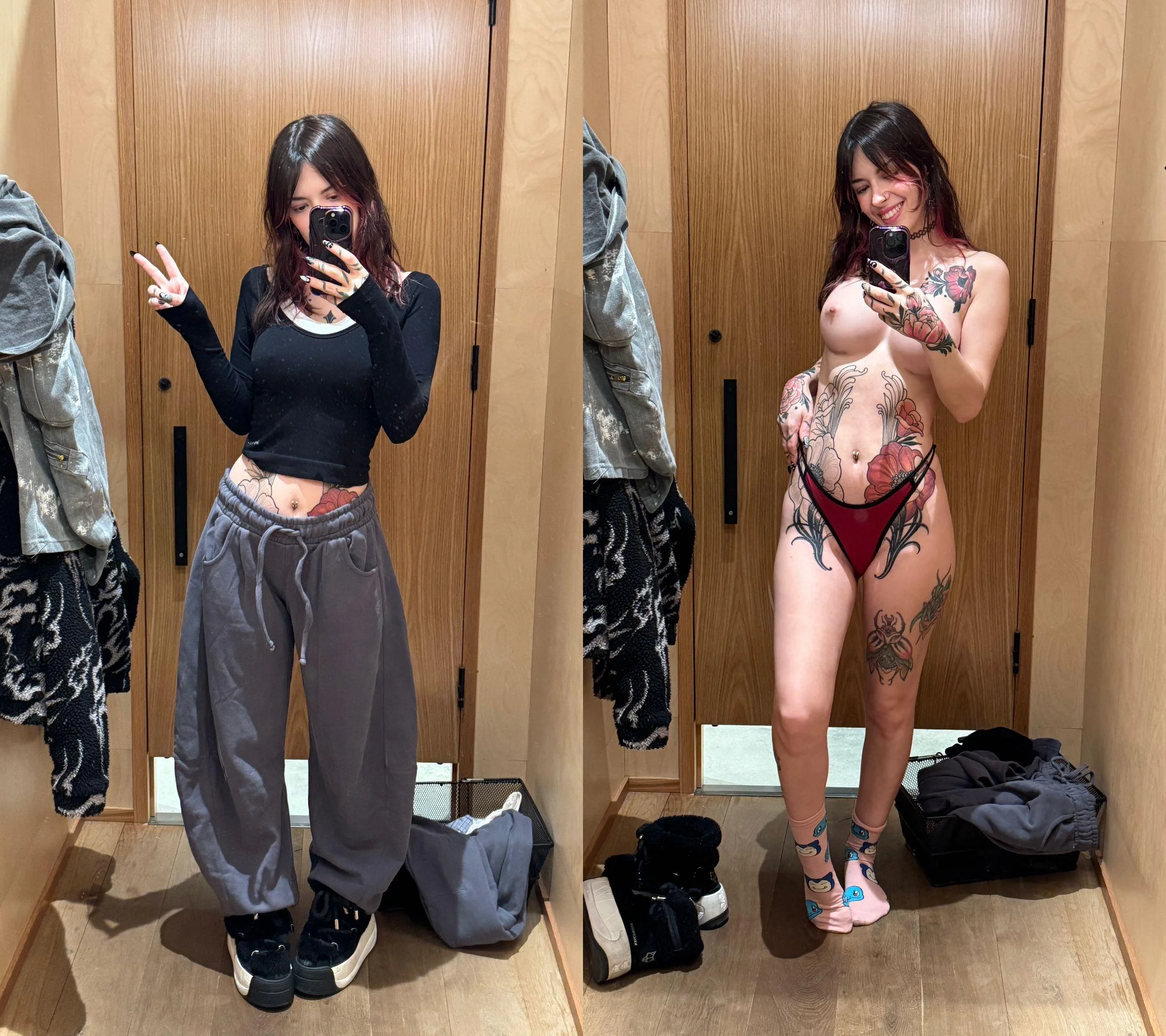 Onna Vee's Dressing Room Fuck Fest: Horny College Slut Gets Naked and Ready for Action picture 1 of 1
