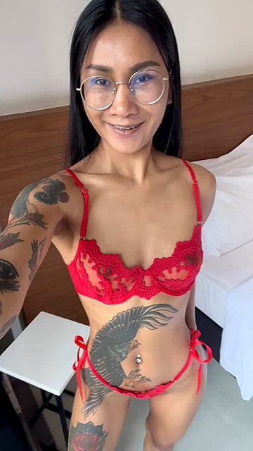Spanking My Petite Thai Ass in Dorm - College Fuck Doll Gets Punished'